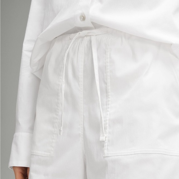 NWT Lululemon Cotton Blend Poplin High Rise Short 4” - Picture 7 of 9